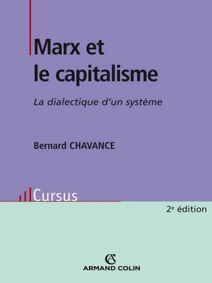cover image of Marx et le capitalisme